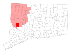 Location in Litchfield County, Connecticut