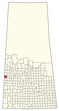 Location of the RM of Eye Hill No. 382 in Saskatchewan