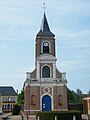 Église Saint-Léger de Saint-Léger-lès-Domart (Somme).