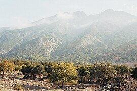 Vista del interior desde la costa norte