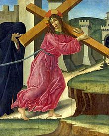 Сандро Боттичелли - Христос, несущий крест. 1490-1.jpg