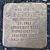 Stolperstein Sabine Weinberg