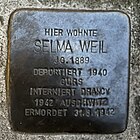 Stolperstein Selma Weil