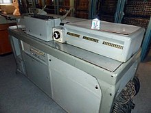 Dehomag (German IBM subsidiary) D11 tabulating machine, used by Germany in implementing the Jewish Holocaust Tabelliermaschine D11 DEHOMAG TSD (3).JPG