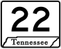 State Route 22 primary marker