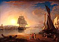 Autor desconhecido: O porto de Halifax, c. 1830 - 1840