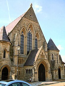 The Church of St Rumbold in Buckingham now forms part of the University of Buckingham. The Radcliffe Centre, Church Street, Buckingham, England.jpg