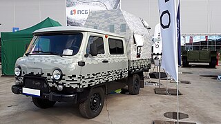 UAV counteraction complex "Ataka-Trophy" on UAZ-39094 chassis