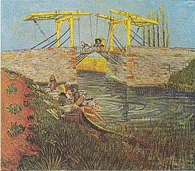 Le pont Van-Gogh (Arles), dit pont de Langlois, peint par van Gogh en 1888.