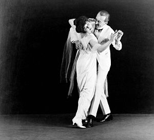 Dancers Vernon and Irene Castle. Gelatin silve...