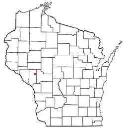 Location of Pigeon Falls, Wisconsin