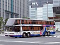 西日本JRバスにリースされた車両 749-2994（火災事故に遭ったため廃車）