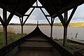 Wikingerwerft mit Blick auf den River Slaney