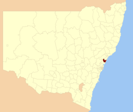 Contea di Wyong – Mappa