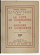 Couverture de l’édition originale (1921).