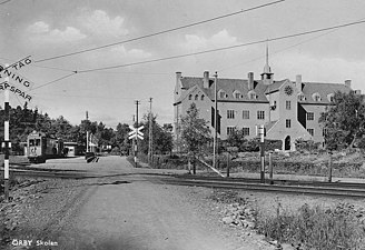 Nya skolan (Stenskolan) på 1940-talet.