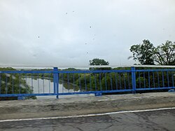 Река Осиновка, с моста на трассе Осиновка — Рудная Пристань