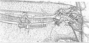 1908 Ordnance Survey map of the Queen's Lines and Prince's Lines