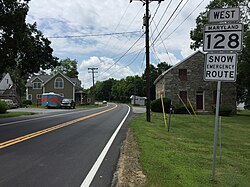 MD 128 in Butler