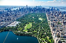 The museum (left foreground) is located in Central Park. 20170721 Gotham Shield NYC Aerials-225 medium.jpg