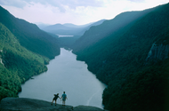 Indian Head Lookout on Lower AuSable Lake in the Adirondack High Peaks. Photo by Sammetsfan.