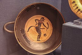 Kylix à figures noires (vers -580)