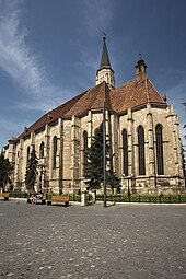 St. Michael's Roman Catholic church, Cluj-Napoca, Transylvania, Romania Biserica romano-catolica sf. Mihai.jpg