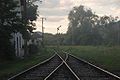 Der Blick vom Bahnhof in Richtung Sighetu Marmației