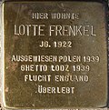 Braunschweig Helmstedter Straße 3 Stolperstein Lotte Frenkel