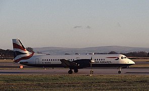 BAe ATP, G-MANG at Manchester Airport