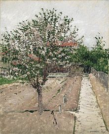 Gustave Caillebotte, Apple Tree in Bloom (Pommier en fleurs), c. 1885