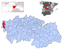 Calzada de Oropesa - Localizazion