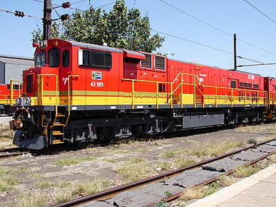 Lokomotive 43 189 in Pyramid South, 27. September 2015