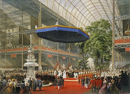 1851. Королева Виктория на открытии выставки