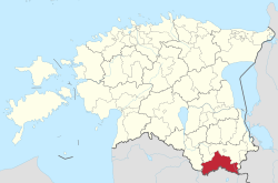 Rõuge sijaitsee Kaakkois-Virossa.