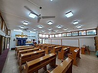 בית הכנסת בתכנון אדריכל ויטוריו קורינלדי