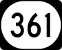 Kentucky Route 361 marker
