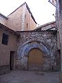 Portada de la Ermita de San Joaquín, capilla del antiguo Hospital de Pobres de Santa Ana de Ademuz. Siglo XV.