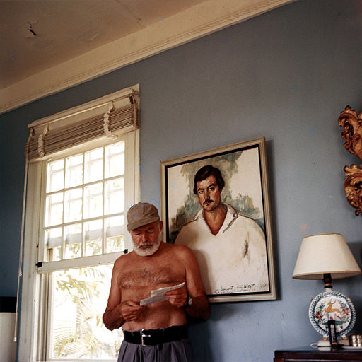 Ernest Hemingway at the Finca Vigia, 1953