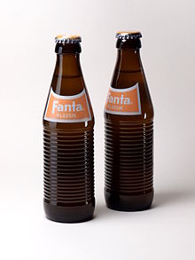 Two bottles of Fanta