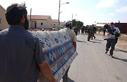 Evacuation of Bedolach, 2005