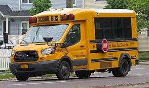 Ford Transit 350HD with type-A school bus body