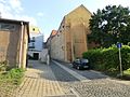 Straßen der Historischen Altstadt mit Bürgersteigen und Granitpflasterungen