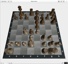 Chess in 3D view