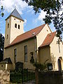 Evangelisch-lutherische Pfarrkirche St. Peter mit Ausstattung, Kirchhof und Einfriedung