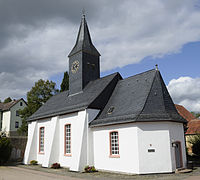 88. Platz: DerHexer mit Evangelische Kirche in Gießen-Allendorf, Hessen