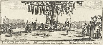Hanging from The Miseries and Misfortunes of War by Jacques Callot.jpg