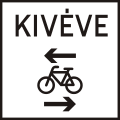 H-121 Two-way bicycle traffic in the transverse direction