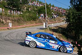 Jonatan Pérez in Rally Rías Baixas 2015