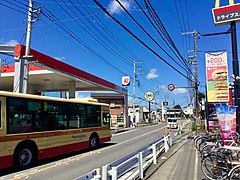 「香川駅入口」バス停付近